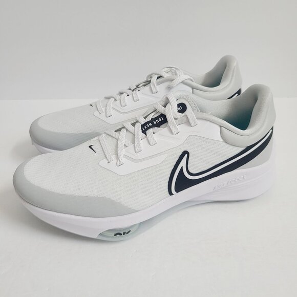 NEW Nike Air Zoom Infinity Tour NEXT% Golf Shoes DC5221-105 Size 10 White Gray - Picture 1 of 7